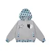 Jaqueta Moletom com Capuz Color Block de Listras Estrela Estilo Streetwear Vintage para Mulheres, Jaqueta Baseball Versátil Camada Casual Solta