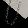 Collar de Encaje Calado Tejido con Borlas, Moderno, Sencillo, Personalizado, Cadena Versátil para la Clavícula, Joyería de Estilo Fresco de Nicho