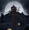 Cosplay transfronterizo de Halloween guadaña de la Parca ojos rojos luminosos disfraz Festival de los Fantasmas estilo europeo y americano disfraz para actuación infantil