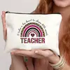 Dia do Professor Transfronteiriço Professor Estagiário Bolsa de Maquiagem Tinta a Óleo Dia do Professor Professor Tinta a Óleo Bolsa de Maquiagem Mais Vendida na Amazon
