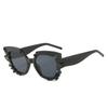 Gafas de Sol Irregulares de Moda para Comercio Exterior, Gafas de Sol Retro para Fiesta de Halloween para Mujer, Sensación de Alta Gama, Protección UV 2026