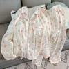 Fábrica de Origen Nuevo Popular de Primavera y Otoño Algodón Nube Delgado Dulce Pijama de Manga Larga Pantalón Largo Ropa de Casa