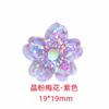 Acessórios de Joia em Pó de Cristal de Resina Desenho Animado Material para Acessórios de Cabelo DIY Feito à Mão Cola em Creme Glitter Patch para Capa de Celular Coração