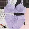 Lencería Fina de Cinta de Cuatro Colores Sujetador para Niña de Pecho Pequeño con Aro de Acero Reafirmante con Relleno Hebilla de Tres Ganchos Traje de Sujetador para Mujer