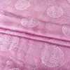 Jacquard Satén de Morera Caléndula Tela de Seda Seda de Morera Hanfu Traje Tang Camisa Lede Zhuzhu