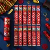 2026 Año del Caballo Nueva Caja Ciega Creativa Tipo Escribible Lotería Cubo de la Suerte Lotería Sobre Rojo Accesorios para Fiesta Navideña