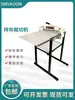 Xibowen Máquina Manual de Corte de Muestras de Tela Cortadora de Tela Muestras de Tela Máquina de Encaje Muestras de Cuero Cortadora de Tela