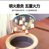 Nova caixa de moxabustão de bambu e madeira para cintura e abdômen, dispositivo de moxabustão portátil para uso doméstico, caixa grande para compressa quente em todo o corpo, equipamento de moxabustão