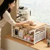 Estante de Almacenamiento de Escritorio Cafetera Organizador Multicapa Aparador Bocadillos Bolsitas de Té Tazas de Agua Estante de Almacenamiento de Gran Capacidad