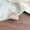 Pinza para el pelo de estilo coreano, base suave y brumosa, con lunares de tres colores, disponible en varios tamaños, forma de media luna hueca cuadrada, accesorio para el cabello femenino de moda