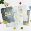 Accesorios para Cuaderno de Hojas Sueltas de 6 Agujeros con Estampado Dorado Separadores de Página Índice de PP Separadores Estándar para Agendas A5 A6 En Stock