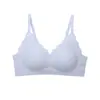 Comércio Exterior Transfronteiriço Mais Vendido Roupa Íntima Feminina Sem Costura, Sutiã de Renda Push-Up Respirável Fino de Verão com Lindo Design nas Costas