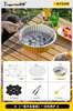 Parrilla de Barbacoa Desechable Estufa Portátil para Exteriores para Preparar Té Estante para Estufa para el Hogar Interior Set de Carbón para Picnic Camping