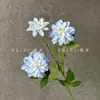 Flores Artificiales Dahlia de 3 Cabezas Paisajismo de Bodas Accesorios para Fotografía Decoración de Mesa Interior para el Hogar Flores Artificiales Listas para la Venta