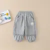 Calças de outono e inverno forradas com fleece para bebês e crianças pequenas, calças de moletom casuais para meninos e meninas, novo modelo 2026 para inverno de bebê, estilosas