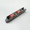 Exportar pantalla de comercio exterior África polea de nailon de rueda simple y doble resistente al desgaste silenciosa rodamiento de bolas recubierto de plástico fabricantes suministro