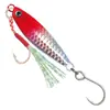 Placa de ferro peixe de chumbo arremesso longo escamas de peixe marca cavalo cavala isca pesca de água doce mar isca artificial chumbo isca equipamentos de pesca fabricantes atacado