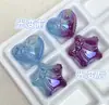 Tiras Coloridas Banhadas a UV Gel Mudam de Cor Estrela de Cinco Pontas Coração/Corrente de Celular DIY Chaveiro Contas Soltas Acessórios Atacado Material