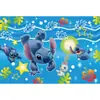 Tela de Fondo de Cumpleaños de Stitch Suministros de Decoración para Fiesta de Cumpleaños Diseño del Lugar Banner de Tela de Poliéster de Stitch