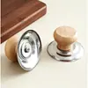 Mango de Tapa de Olla de Madera Mango Universal para Tapa de Vidrio Mango Universal Anti-quemaduras para Tapa de Olla Accesorios de Cocina Venta al por Mayor