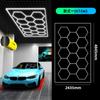 Luz Led Colmeia Personalizada Academia Barbearia Estação de Trabalho Emenda Luz Hexagonal 14 Furos À Prova D'água Atacado Lava Jato Garagem
