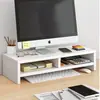 Soporte Elevado para Monitor de Computadora Almohadilla Base Soporte de Escritorio Estante de Almacenamiento de Escritorio Estante de Almacenamiento de Escritorio