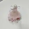 Chapéu de Princesa Coração de Renda Grampo de Cabelo Adereços para Fotos de Festa de Aniversário Acessórios de Cabelo Flor Fofa Pérola Top Clip