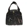 Bolsa de almuerzo grande de tela Oxford impresa de doble capa, bolso de mano, lindo, impermeable, bolsa para lonchera, bolsa para lonchera, venta al por mayor
