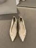 Sapatos femininos estilo francês brisa noturna bico fino, salto bloco versátil de corte baixo, novo modelo primavera e outono 2025, scarpins elegantes para combinar com saias