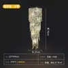 Luminária de Parede Exclusiva Transfronteiriça de Cristal de Luxo Leve para Quarto, Cabeceira, Parede de Fundo para Ambiente, Luminária de Parede Estilo Francês para Sala de Estar com Acabamento de Alto Padrão