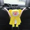 Caja de Pañuelos para Coche Transfronteriza Personalizada, Caja de Pañuelos y Papelera Creativa y Linda Dos en Uno para Interiores de Coche