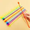Baston de pegamento de resina transparente para niños aprendizaje de lectura punto de lectura bastón de enseñanza para maestros lectura con el dedo bastón de tutor artefacto 30cm