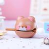 Lindo golpe de mascota estilo Buda Gongde pequeño pez de madera serie coche escritorio decoración niños regalo fábrica directa venta al por mayor