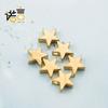 Accesorios de joyería DIY cobre perforado estrella de cinco puntas collar pulsera aretes fabricantes de cuentas Comercio electrónico Amazon