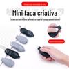 Faca de arte para chave de carro, mini faca de corte de papel de desenho animado, faca expressa dividida, dispositivo de desembalagem, papelaria portátil, faca artesanal