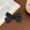 Pinzas para el pelo de niña con lazo de tela multicolor, Pinzas laterales versátiles para bebé de color liso, a cuadros, de lunares, florales