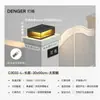 Luminária de coluna solar para exterior, à prova d'água, para jardim, porta ou quintal fechado.