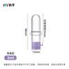 Botella de bulbo de belleza médica de fondo redondo, disponible en stock, de 1,5 ml, 2 ml, 3 ml y 5 ml, para esencias, productos para el cuidado de la piel, solución madre, subbotella de cosméticos.