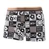 Roupa Íntima Masculina Desenho Animado Boxer Juvenil Esportivo Amigo da Pele Respirável Estudante Boxer Personalizado Fabricante Atacadista