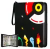 Amazon Novo Livro de Cartas Pokemon Tesouro Sonho 4 9 Livro de Cartas de Jogo Desenho Animado PU Livro de Coleção de Jogos