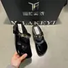Medias Zapatillas Baotou para Mujer 2026 Primavera y Verano Nuevo Estilo Hebilla de Remache para Mujer Zapatillas Cómodas de Punta Suave Suela Suave Punta Redonda
