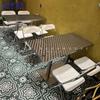 Restaurante Temático Estilo Industrial Churrascaria Lanchonete Noturna Combinação de Mesa e Cadeira Celebridade da Internet Loja de Chá com Leite Café Loja Mesa e Cadeiras Dobráveis de Aço Inoxidável