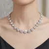 Collar de Acero Inoxidable con Forma de Corazón de Diamante Completo Cuadrado para Mujer, Modelo Nuevo de Venta Caliente Transfronteriza, Chapado en Oro de 18 Quilates, Exquisito, Moderno, Lujo Ligero, Gama Alta