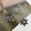 Accesorios Vintage de Aleación, Joyería Personalizada con Forma de Cruz Incrustada de Diamantes, Accesorios de Flores Barrocas, Accesorios para el Cabello, Flores para Zapatos, Materiales para Manualidades