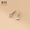 Colgante de burbuja chapado en platino de plata de ley 925 Accesorio de pulsera de artesanía fina para hacer tú mismo Accesorio de material de cordón hecho a mano Q063