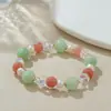 Pulseras de Cristal de Colores, Pulseras de Perlas de Agua Dulce Naturales, Joyería, Puestos de Mercado Nocturno de Venta Caliente en Lugares Turísticos, Venta al por Mayor