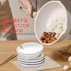 Conjunto de Pratos Cerâmicos Domésticos Estilo Japonês com Alto Valor Estético, Conjunto de Pratos Fundos Espessos, Prato para Condimentos, Prato de Arroz