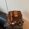 Bolso de Mano Transfronterizo Estilo de Lujo Estilo Fragancia Ligera 2026 Verano Nueva Moda Rejilla de Diamantes Cadena Hombro Único Cruzado Bolso para Mujer