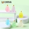 Árvore de Natal Criativa Luminosa Colorida Transfronteiriça Paisagismo Decorações DIY Acessórios Saco Surpresa Enfeites Pequenos para Mesa de Carro