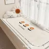 Alfombrilla Sencilla de Imitación Cachemir de Alta Calidad, Amigable con la Piel, para Ventana de Mirador, Repisa de Ventana, Alfombra para Sala de Estar, Dormitorio, Mesita de Noche, Alfombrilla para Balcón, Antideslizante, Resistente al Desgaste